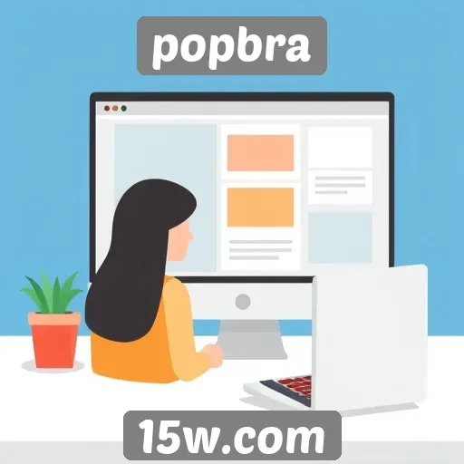 Análise da interface do site Popbra para usuários