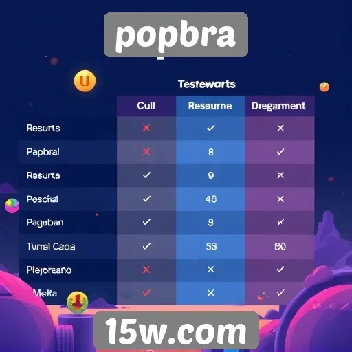 Comparação entre Popbra e outras plataformas de jogos